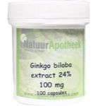 Natuurapotheek Ginkgo biloba 24% 100 mg (100ca) 100ca thumb