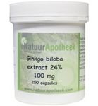 Natuurapotheek Ginkgo biloba 24% 160 mg (250ca) 250ca thumb