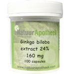 Natuurapotheek Ginkgo biloba 24% 160 mg (100ca) 100ca thumb
