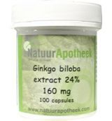 Natuurapotheek Ginkgo biloba 24% 160 mg (100ca) 100ca