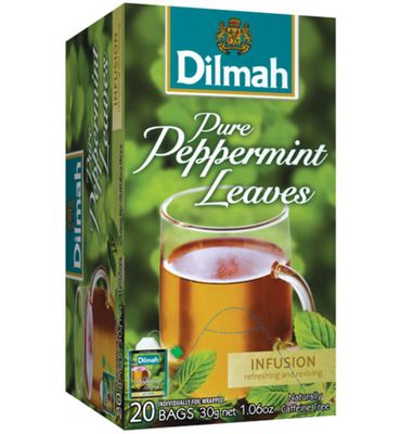 Dilmah Pure pepermunt gezondheid (20ST) 20ST