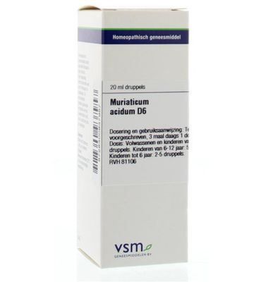 VSM Muriaticum acidum D6 (20ml) 20ml