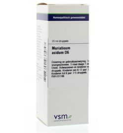 Vsm VSM Muriaticum acidum D6 (20ml)
