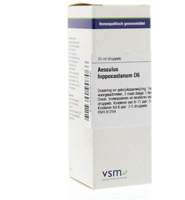 VSM Aesculus hippocastanum D6 (20ml) 20ml