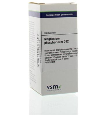 VSM Magnesium phosphoricum D12 (200tb) 200tb