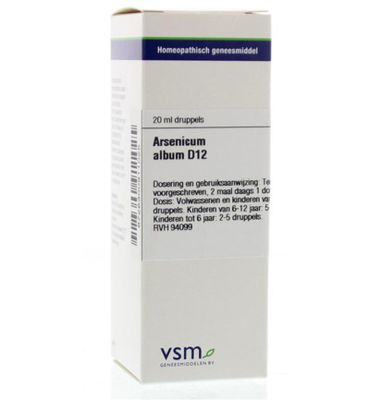 VSM Arsenicum album D12 (20ml) 20ml