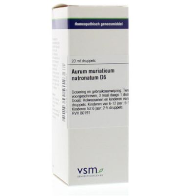 VSM Aurum muriaticum natronatum D6 (20ml) 20ml