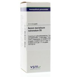 Vsm VSM Aurum muriaticum natronatum D6 (20ml)
