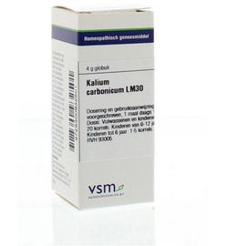 Vsm VSM Kalium carbonicum LM30 (4g)