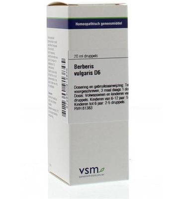 VSM Berberis vulgaris D6 (20ml) 20ml