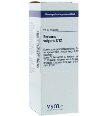 VSM Berberis vulgaris D12 (20ml) 20ml