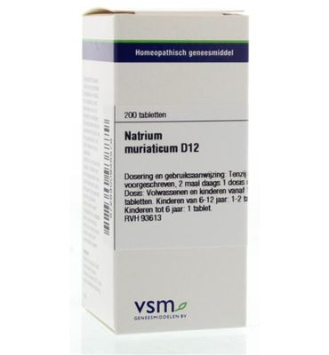 VSM Natrium muriaticum D12 (200tb) 200tb