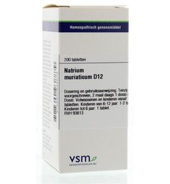 Vsm VSM Natrium muriaticum D12 (200tb)
