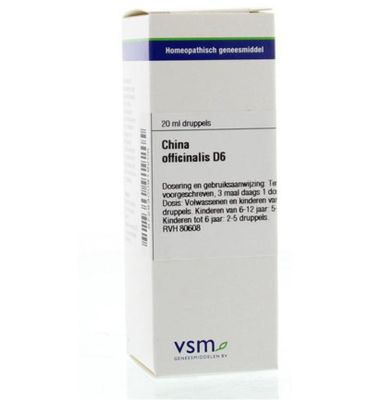 VSM China officinalis D6 (20ml) 20ml