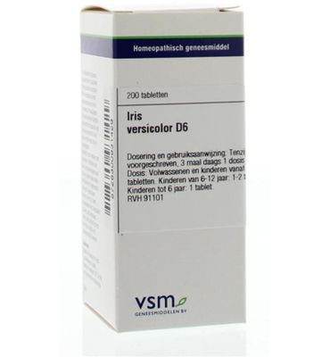 VSM Iris versicolor D6 (200tb) 200tb