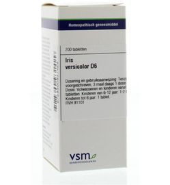 Vsm VSM Iris versicolor D6 (200tb)