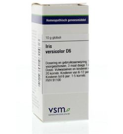 Vsm VSM Iris versicolor D6 (10g)