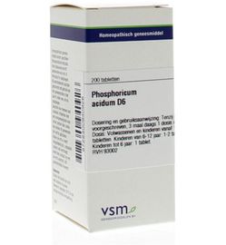 Vsm VSM Phosphoricum acidum D6 (200tb)