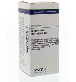 Vsm VSM Magnesium muriaticum D6 (200tb)