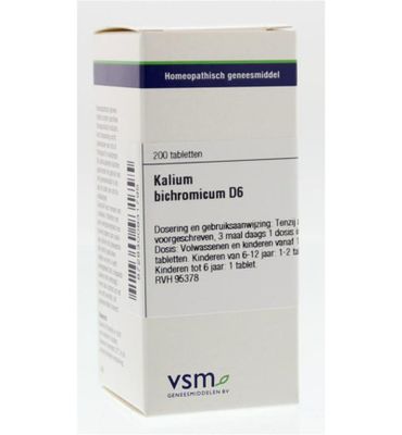 VSM Kalium bichromicum D6 (200tb) 200tb