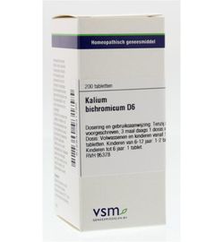Vsm VSM Kalium bichromicum D6 (200tb)