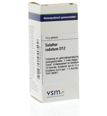 VSM Sulphur iodatum D12 (10g) 10g