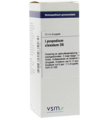 VSM Lycopodium clavatum D6 (20ml) 20ml