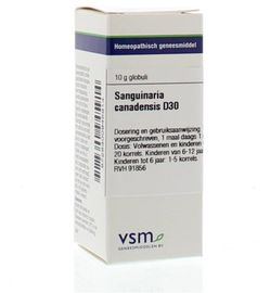 Vsm VSM Sanguinaria canadensis D30 (10g)