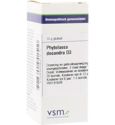 VSM Phytolacca decandra D3 (10g) 10g