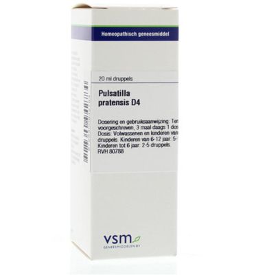 VSM Pulsatilla pratensis D4 (20ml) 20ml