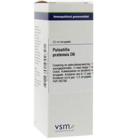 Vsm VSM Pulsatilla pratensis d6 (20ml)