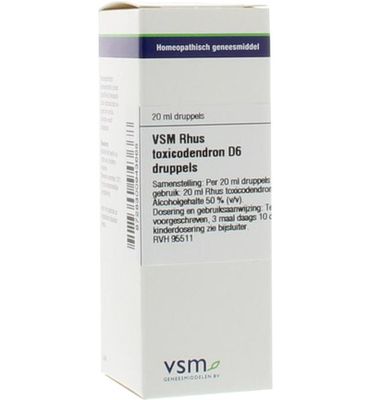 VSM Rhus toxicodendron D6 (20ml) 20ml