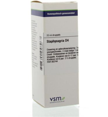 VSM Staphysagria D4 (20ml) 20ml