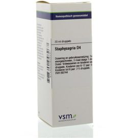 Vsm VSM Staphysagria D4 (20ml)