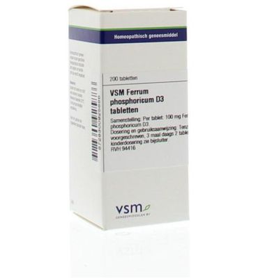 VSM Ferrum phosphoricum D3 (200tb) 200tb