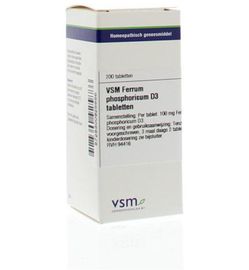Vsm VSM Ferrum phosphoricum D3 (200tb)