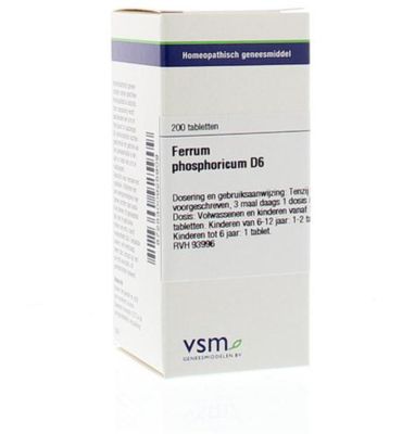 VSM Ferrum phosphoricum D6 (200tb) 200tb
