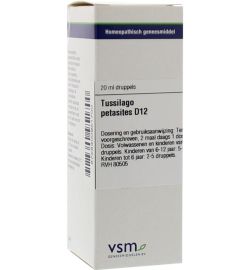 Vsm VSM Tussilago petasites D12 (20ml)