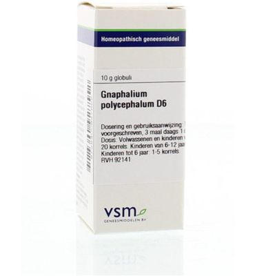 VSM Gnaphalium polycephal D6 (10g) 10g