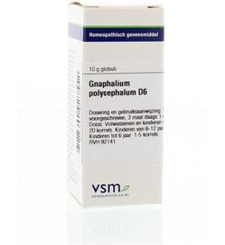 Vsm VSM Gnaphalium polycephal D6 (10g)