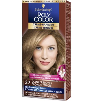 Poly Color Creme haarverf 37 donkerblond (90ml) 90ml