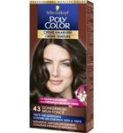 Poly Color Creme haarverf 43 donkerbruin (90ml) 90ml thumb