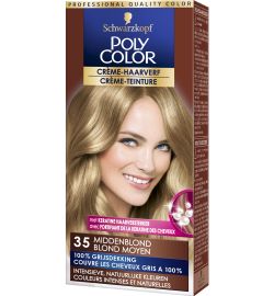 Poly Color Poly Color Creme haarverf 35 middenblond (90ml)