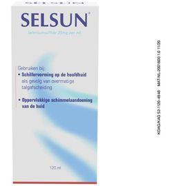 Selsun Selsun Suspensie 25 mg/ml (120ml)