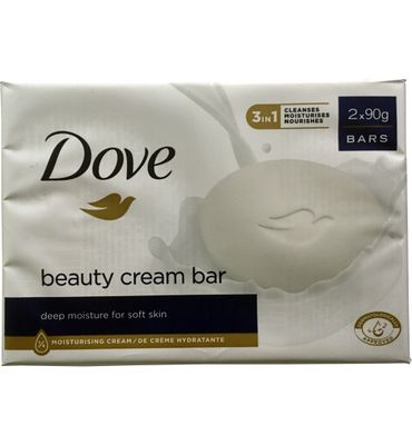 Dove Beauty cream bar regular 2 x 100 gram (2x90g) 2x90g