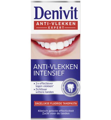 Denivit Tandpasta anti-stain intense teeth whitening (50ml) 50ml