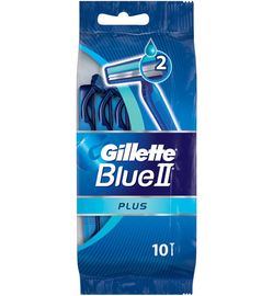 Gillette Gillette BlueII plus gevoelige huid wegwerpmesjes (10ST)