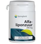Springfield Alfa-liponzuur 200 mg (60vc) 60vc thumb