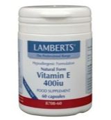 Lamberts Lamberts Vitamine E 400IE natuurlijk (60vc)