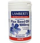 Lamberts Lijnzaadolie (flaxseed oil) 1000mg (90vc) 90vc thumb